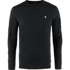 Fjällräven M's Bergtagen Thinwool LS - 100% Merino Wool Black Shirt