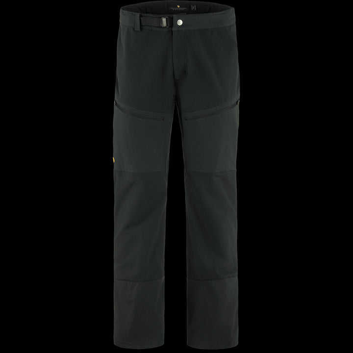 M's Bergtagen Touring Trousers - Recycled Polyamide Pants Fjällräven Black 46 Regular