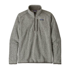 Patagonia M's Better Sweater 1/4 Zip Fleece - 100% Recycled Polyester Stonewash Shirt