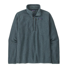 Patagonia M's Better Sweater 1/4 Zip Fleece - 100% Recycled Polyester Nouveau Green Shirt