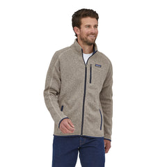 Patagonia M's Better Sweater Fleece Jacket - 100 % recycled polyester Oar Tan Shirt