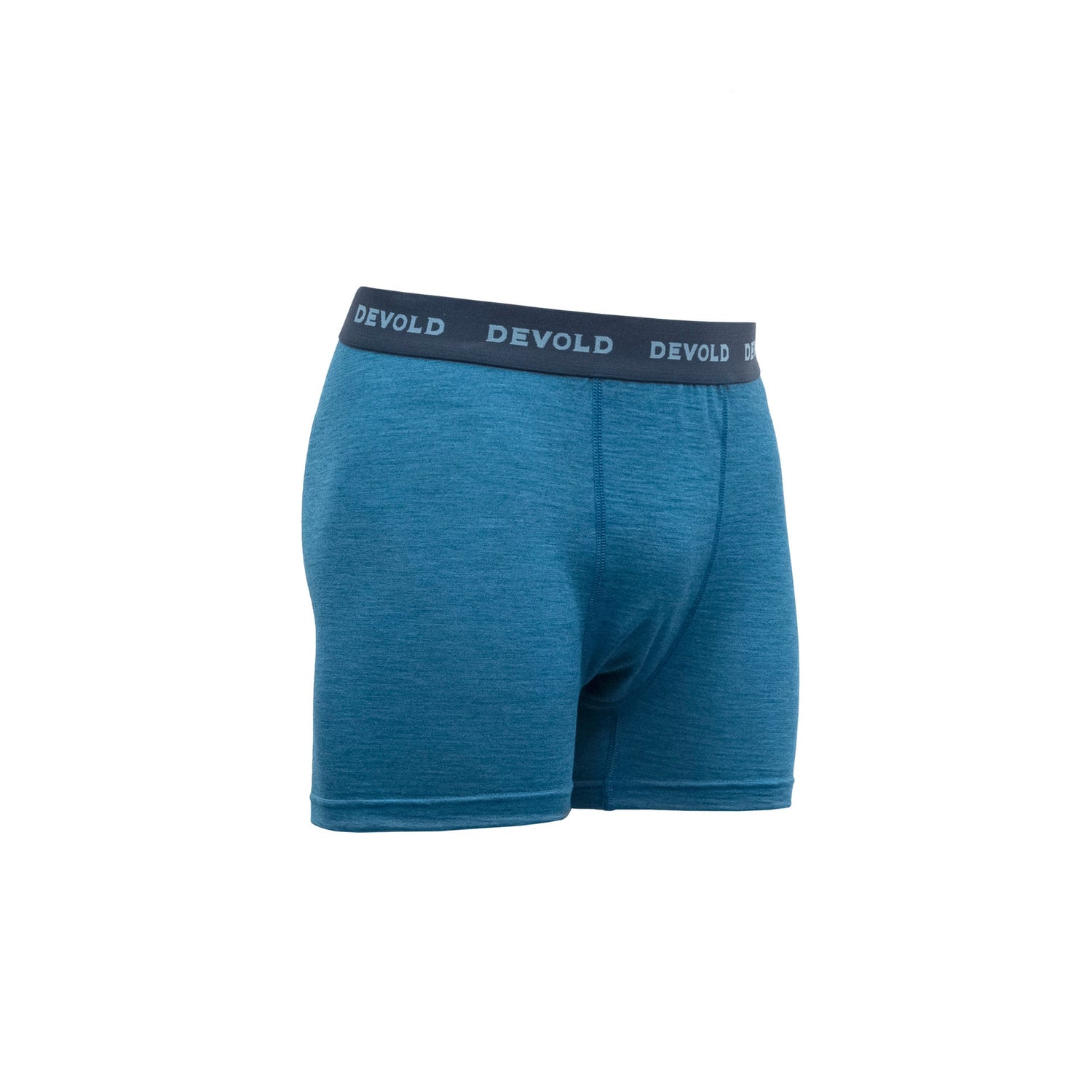 Devold M's Breeze Boxer - 100% Merino Wool Blue Melange Underwear