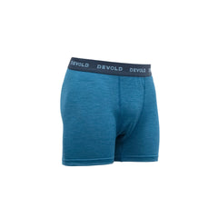 Devold M's Breeze Boxer - 100% Merino Wool Blue Melange Underwear
