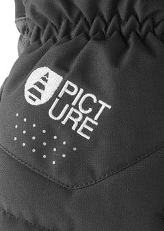 Picture Organic M's Caldwell Mitts - Recycled Polyester Black Gloves