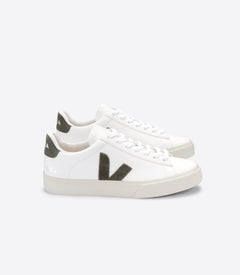 Veja M's Campo Chromefree Sneakers - ChromeFree Leather White Kaki Shoes
