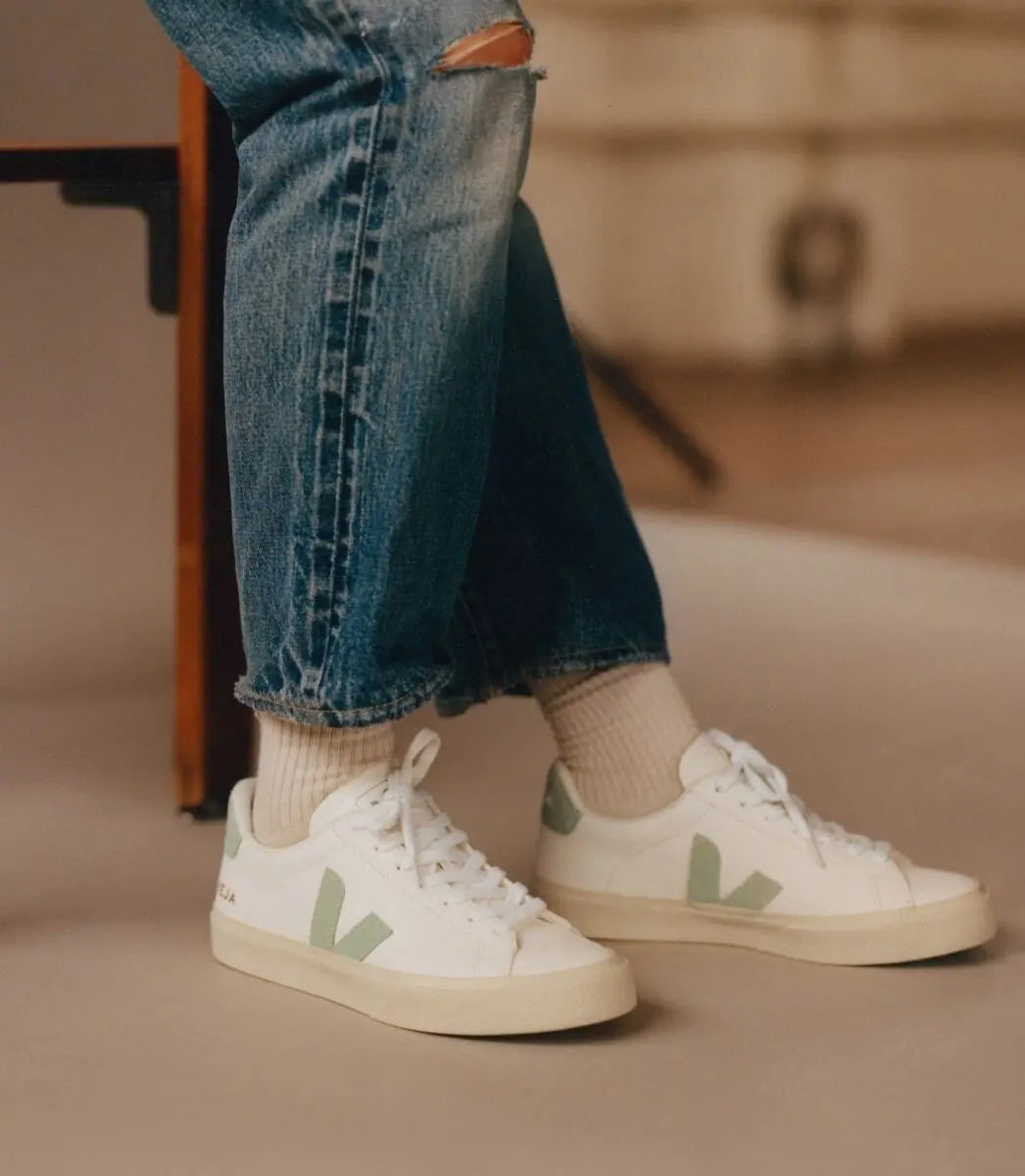M's Campo Chromefree Sneakers - ChromeFree Leather Shoes Veja