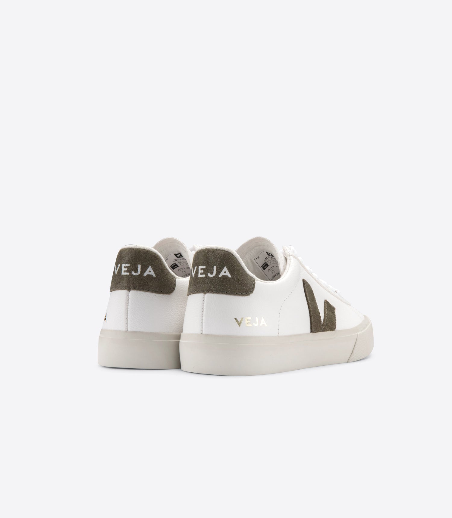 Veja M's Campo Chromefree Sneakers - ChromeFree Leather White Kaki Shoes