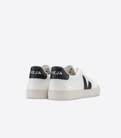 Veja M's Campo Chromefree Sneakers - ChromeFree Leather White Black Shoes