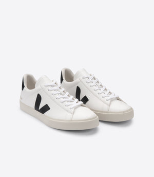 Veja M's Campo Chromefree Sneakers - ChromeFree Leather White Black