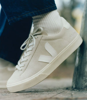 Veja M's Campo Suede - Leather Sneakers Natural White