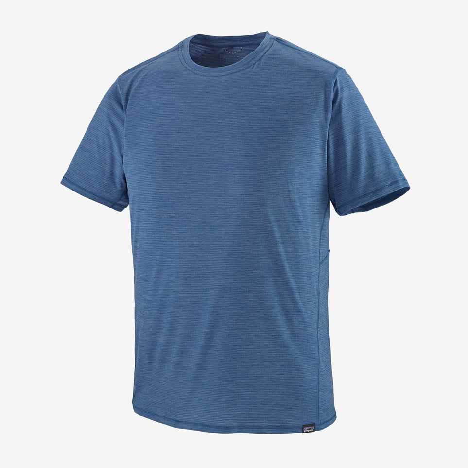 Patagonia M's Cap Cool Lightweight Shirt - Recycled Polyester Superior Blue - Light Superior Blue X-Dye Shirt
