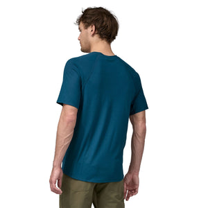 Patagonia M's Cap Cool Trail Shirt - Recycled Polyester & Naia™ Renew Lagom Blue