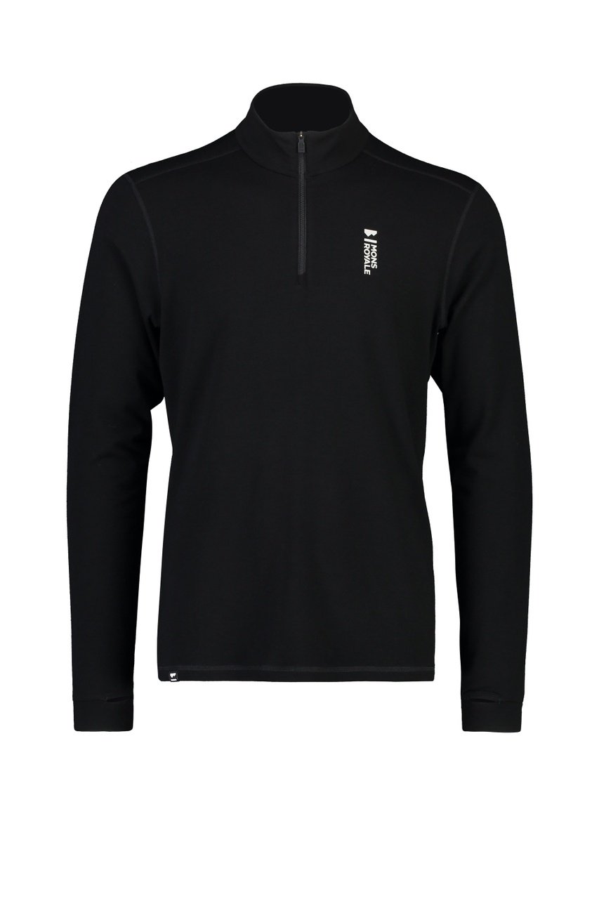 Mons Royale - M's Cascade Merino Flex 200 1/4 Zip - Merino Wool - Weekendbee - sustainable sportswear