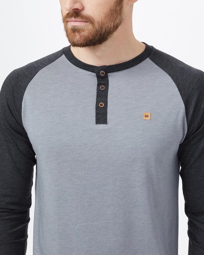 Tentree - M's Classic Henley Longsleeve - Organic Cotton, Tencel and Recycled Polyester - Weekendbee - sustainable sportswear