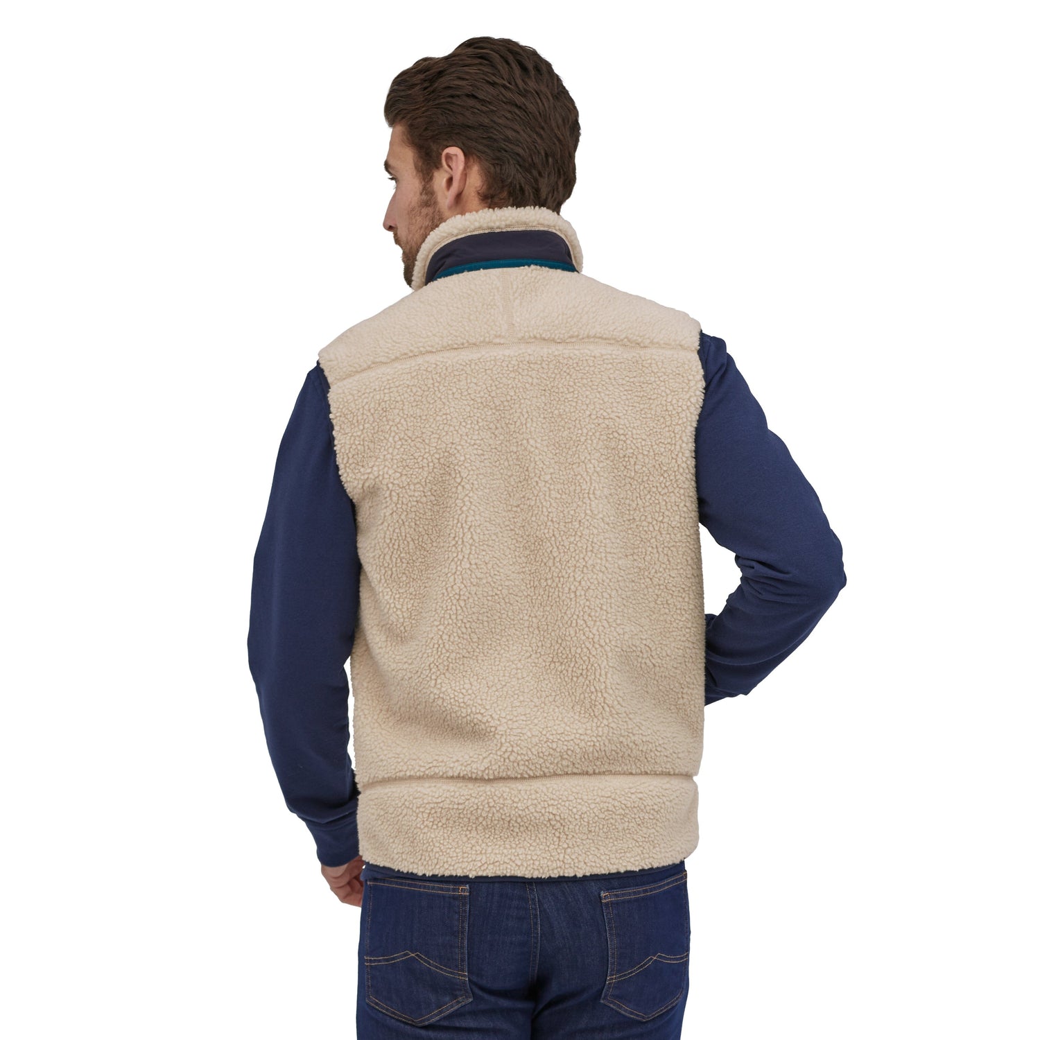 Patagonia M's Classic Retro-X Fleece Vest - Recycled Polyester Natural Jacket