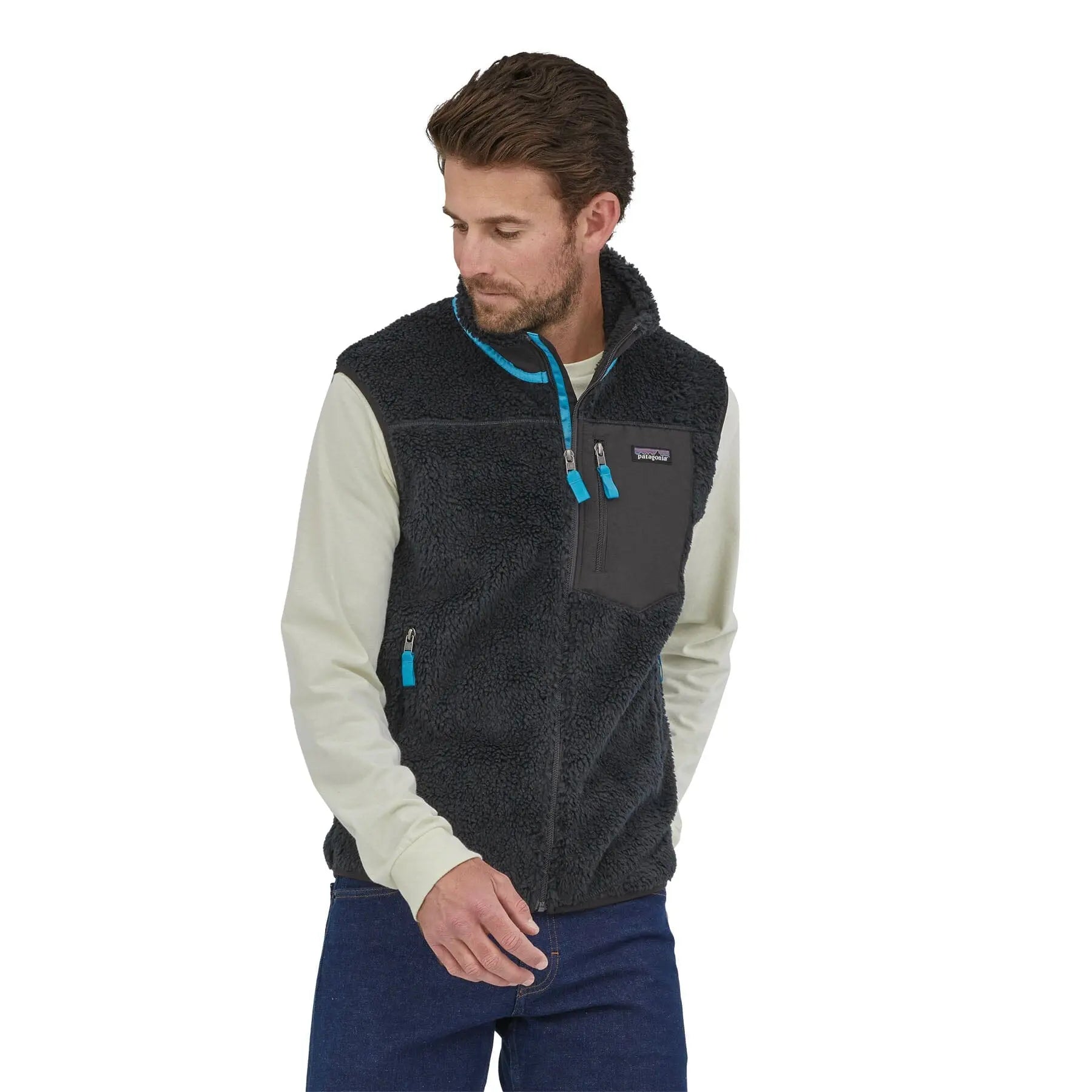 Patagonia shearling vest Clearance