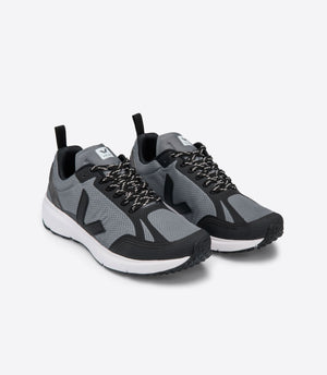 Veja M's Condor 2 Alveomesh Running Shoes - Made From Recycled Plastic Bottles Concrete Black