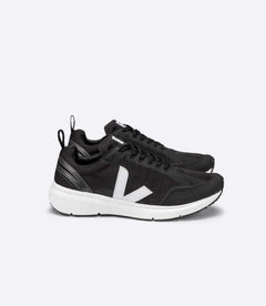 Veja M's Condor 2 Alveomesh Running Shoes - Made From Recycled Plastic Bottles Black White Shoes