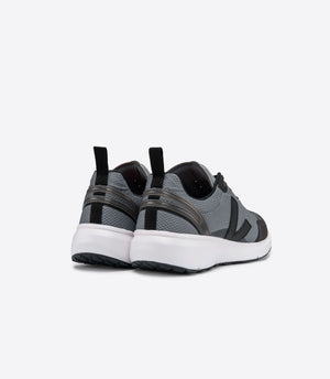 Veja M's Condor 2 Alveomesh Running Shoes - Made From Recycled Plastic Bottles Concrete Black