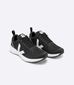 Veja M's Condor 2 Alveomesh Running Shoes - Made From Recycled Plastic Bottles Black White Shoes