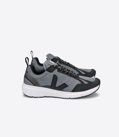 Veja M's Condor 2 Alveomesh Running Shoes - Made From Recycled Plastic Bottles Concrete Black Shoes
