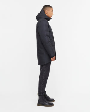 Tentree M's Daily Parka - 100% Recycled Polyester Jet Black