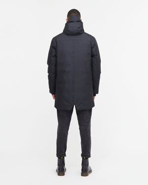 Tentree M's Daily Parka - 100% Recycled Polyester Jet Black