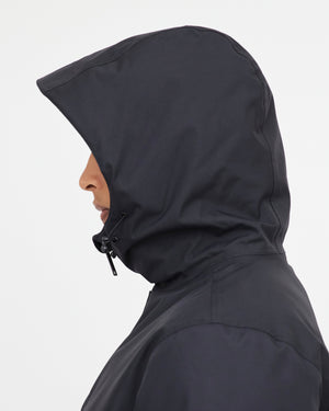 Tentree M's Daily Parka - 100% Recycled Polyester Jet Black