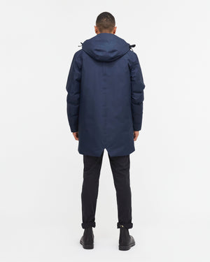 Tentree M's Daily Parka - 100% Recycled Polyester Midnight Blue