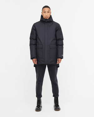 Tentree M's Daily Parka - 100% Recycled Polyester Jet Black