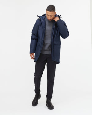Tentree M's Daily Parka - 100% Recycled Polyester Midnight Blue
