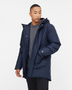 Tentree M's Daily Parka - 100% Recycled Polyester Midnight Blue