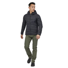 Patagonia M's Down Sweater Hoody - Recycled Nylon & RDS certified Down Black Jacket