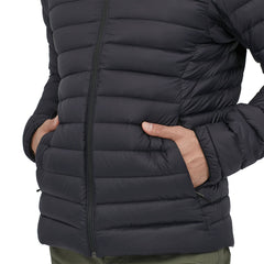 Patagonia M's Down Sweater Hoody - Recycled Nylon & RDS certified Down Black Jacket