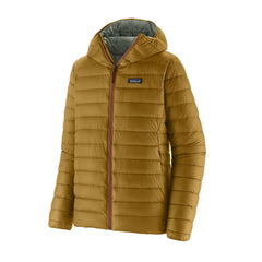 Patagonia M's Down Sweater Hoody - Recycled Nylon & RDS certified Down Cosmic Gold Jacket
