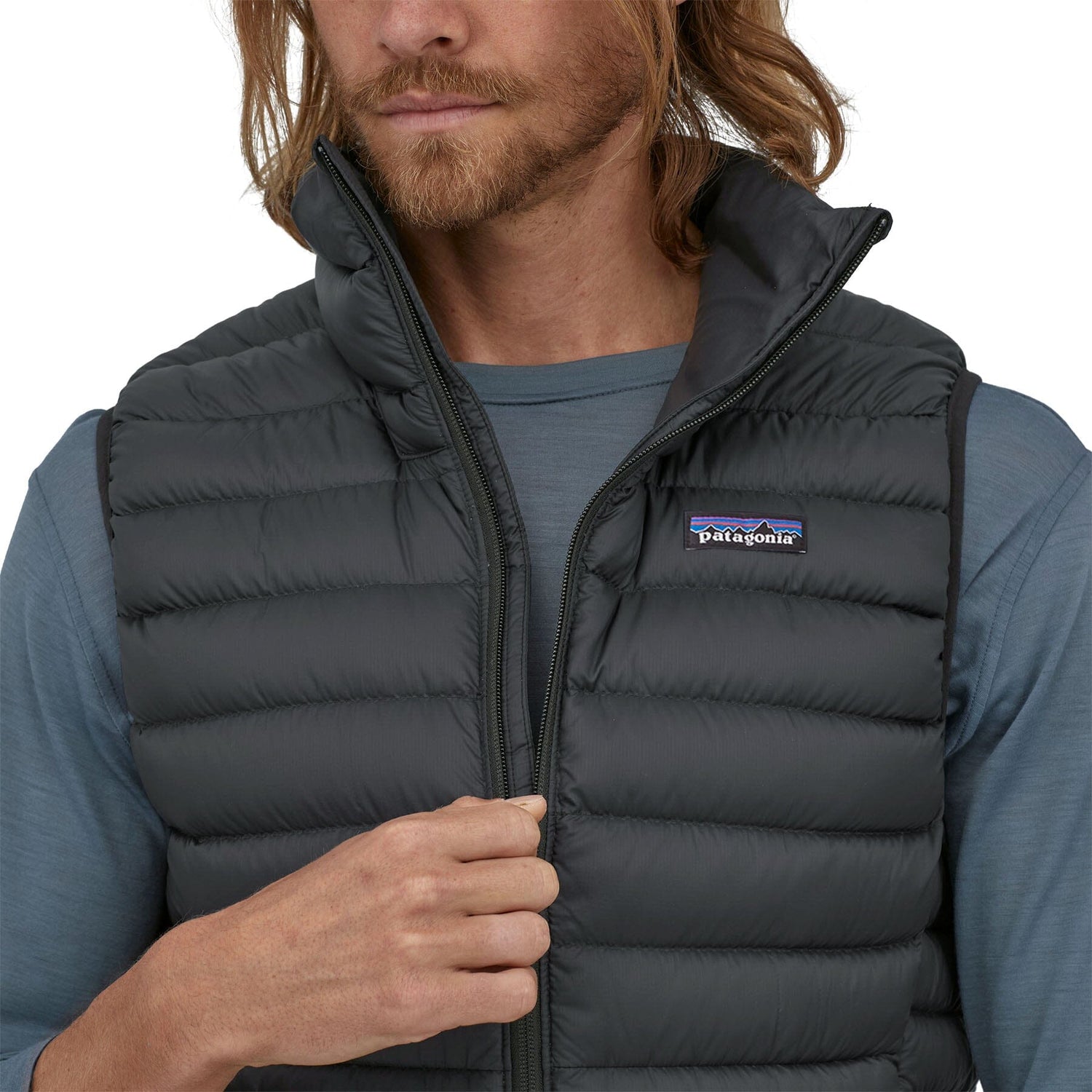 Patagonia - M's Down Sweater Vest - Recycled nylon & Responsible Down Standard down - Weekendbee - sustainable sportswear