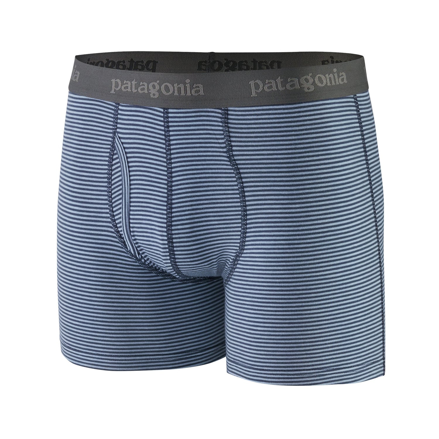Patagonia M's Essential Boxer Briefs - From Wood-based TENCEL Fathom Stripe: New Navy 6
