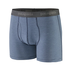 Patagonia M's Essential Boxer Briefs - From Wood-based TENCEL Fathom Stripe: New Navy 6" Underwear