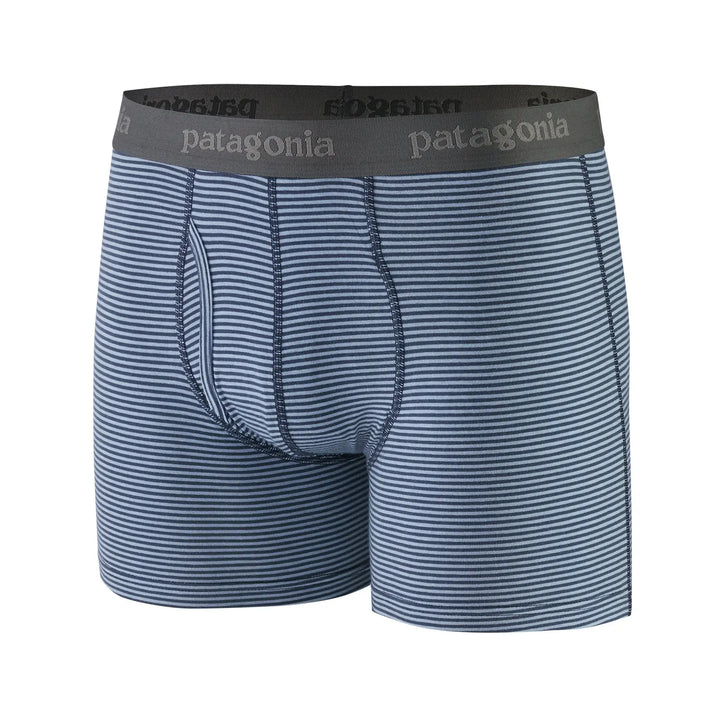 M's Essential Boxer Briefs - From Wood-based TENCEL Underwear Patagonia Fathom Stripe: New Navy S 6
