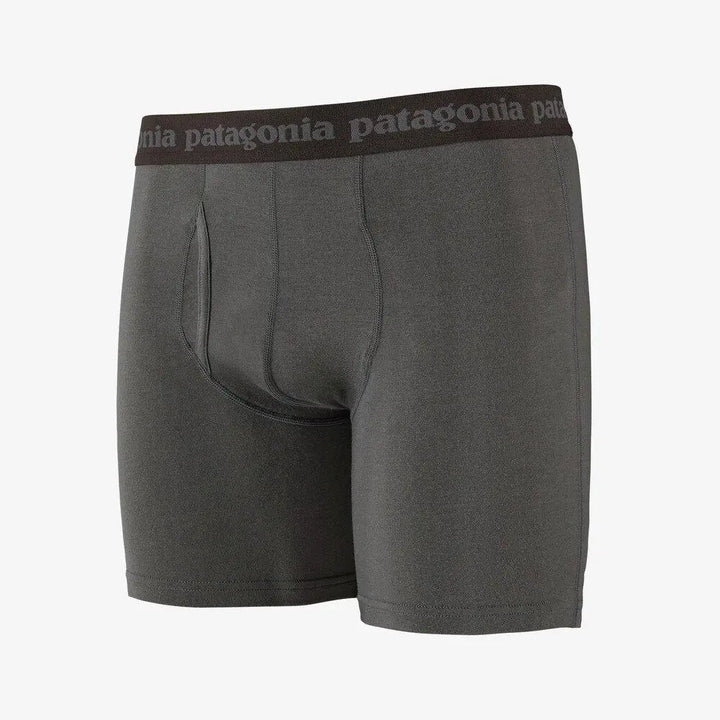 M's Essential Boxer Briefs - From Wood-based TENCEL Underwear Patagonia Forge Grey XL 6