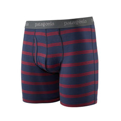 Patagonia M's Essential Boxer Briefs - From Wood-based TENCEL Pier Stripe: New Navy XL 6" Underwear