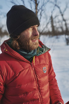 Fjällräven M's Expedition Pack Down Hoodie - Recycled Nylon & Traceable Down Basalt Jacket