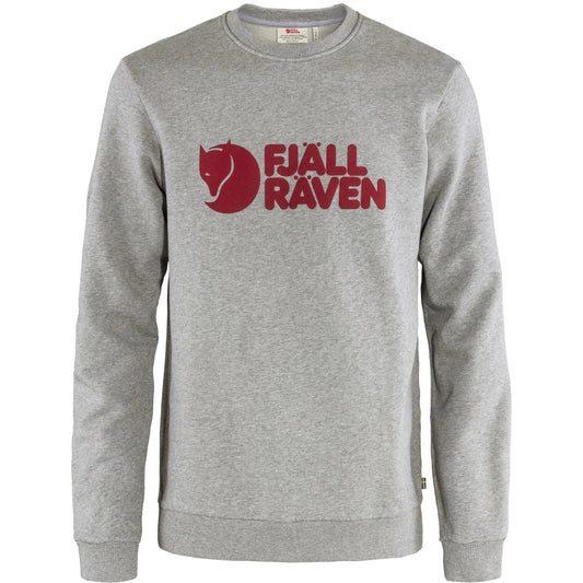 Fjällräven M's Fjällräven Logo Sweatshirt - 100% Organic cotton Grey Melange Shirt