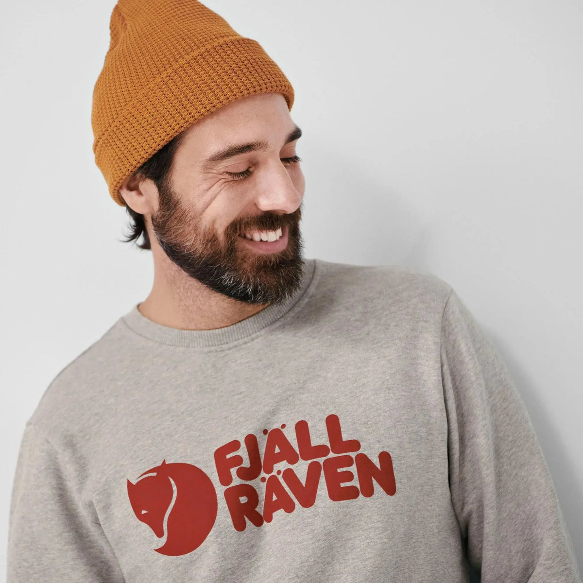 M's Fjällräven Logo Sweatshirt - 100% Organic cotton Shirt Fjällräven