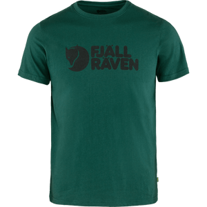 Fjällräven M's Fjällräven Logo T-shirt - Organic cotton & recycled polyester Arctic Green