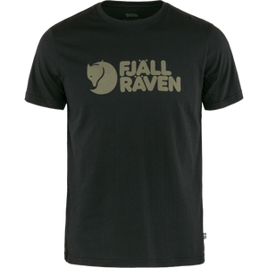 Fjällräven M's Fjällräven Logo T-shirt - Organic cotton & recycled polyester Black
