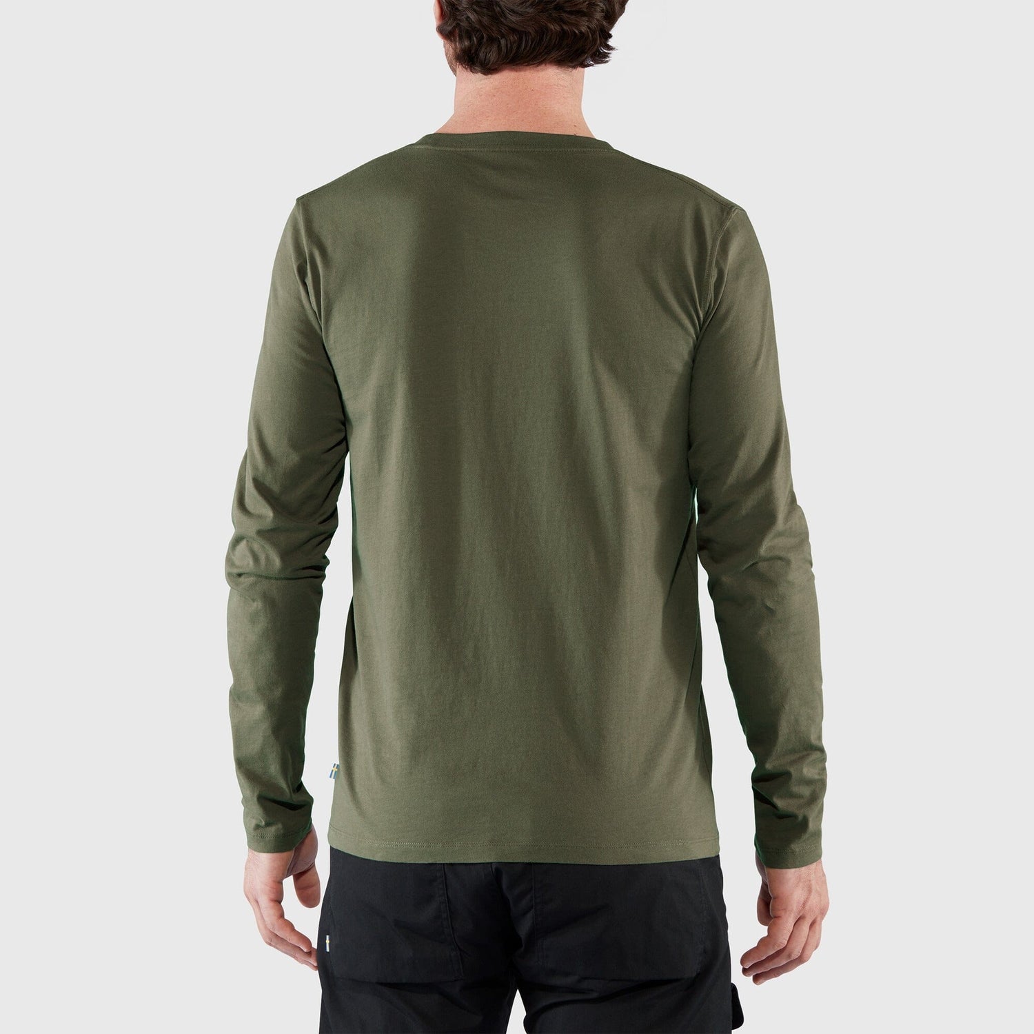 Fjällräven M's Forever Nature Badge LS Shirt - 100% Organic Cotton Dark Navy Shirt
