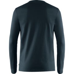 Fjällräven M's Forever Nature Badge LS Shirt - 100% Organic Cotton Dark Navy Shirt