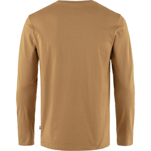 Fjällräven M's Forever Nature Badge LS Shirt - 100% Organic Cotton Buckwheat Brown