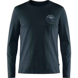 Fjällräven M's Forever Nature Badge LS Shirt - 100% Organic Cotton Dark Navy